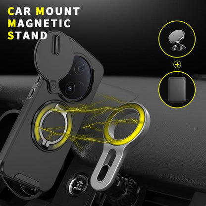 Sliding Camshield Ring Holder Phone Case, For vivo Y600 Pro 5G, For vivo Y500 5G, For vivo V50, For vivo S19 Pro / V40 / V40 Pro, For vivo V40 Lite 5G