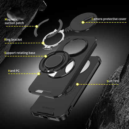 Sliding Camshield Ring Holder Phone Case, For vivo Y600 Pro 5G, For vivo Y500 5G, For vivo V50, For vivo S19 Pro / V40 / V40 Pro, For vivo V40 Lite 5G