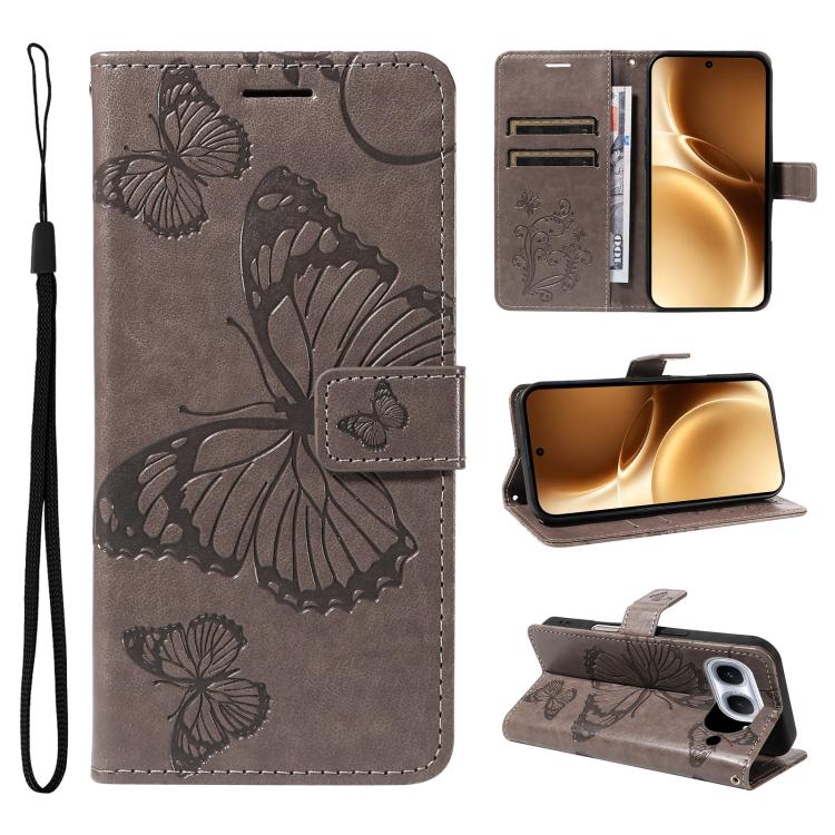 3D Butterfly Embossed Pattern Flip Leather Phone Case, For vivo X500, For vivo iQOO Neo11 Ultra 5G, For vivo iQOO Z11s/V80 Lite 5G, For vivo X500 Pro 5G, For vivo X500 Pro Max 5G, For vivo X300 Pro, For vivo X300, For vivo Y39 5G Global                ...
