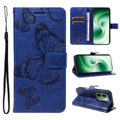 3D Butterfly Embossed Pattern Flip Leather Phone Case, For vivo X500, For vivo iQOO Neo11 Ultra 5G, For vivo iQOO Z11s/V80 Lite 5G, For vivo X500 Pro 5G, For vivo X500 Pro Max 5G, For vivo X300 Pro, For vivo X300, For vivo Y39 5G Global                ...