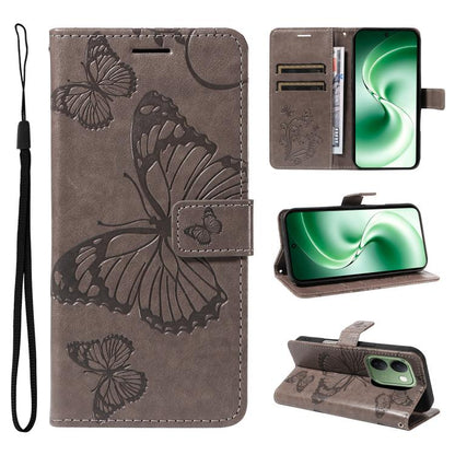 3D Butterfly Embossed Pattern Flip Leather Phone Case, For vivo X500, For vivo iQOO Neo11 Ultra 5G, For vivo iQOO Z11s/V80 Lite 5G, For vivo X500 Pro 5G, For vivo X500 Pro Max 5G, For vivo X300 Pro, For vivo X300, For vivo Y39 5G Global                ...