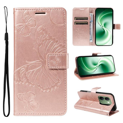 3D Butterfly Embossed Pattern Flip Leather Phone Case, For vivo X500, For vivo iQOO Neo11 Ultra 5G, For vivo iQOO Z11s/V80 Lite 5G, For vivo X500 Pro 5G, For vivo X500 Pro Max 5G, For vivo X300 Pro, For vivo X300, For vivo Y39 5G Global                ...