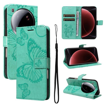 3D Butterfly Embossed Pattern Flip Leather Phone Case, For Redmi Note 17 5G/4G Global 169.7mm, For Redmi Note 17 Pro+ 5G Global 163.4mm, For Xiaomi Poco C95 Pro, For Redmi 17 5G / 4G Global 170mm, For Xiaomi Poco M7 4G 169mm                            ...