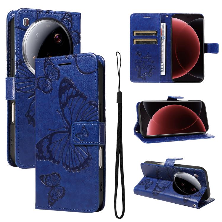 3D Butterfly Embossed Pattern Flip Leather Phone Case, For Redmi Note 17 5G/4G Global 169.7mm, For Redmi Note 17 Pro+ 5G Global 163.4mm, For Xiaomi Poco C95 Pro, For Redmi 17 5G / 4G Global 170mm, For Xiaomi Poco M7 4G 169mm                            ...