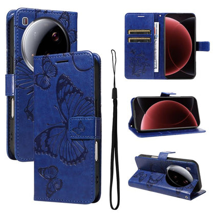 3D Butterfly Embossed Pattern Flip Leather Phone Case, For Redmi Note 17 5G/4G Global 169.7mm, For Redmi Note 17 Pro+ 5G Global 163.4mm, For Xiaomi Poco C95 Pro, For Redmi 17 5G / 4G Global 170mm, For Xiaomi Poco M7 4G 169mm                            ...