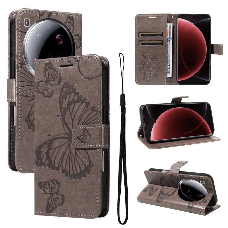 3D Butterfly Embossed Pattern Flip Leather Phone Case, For Redmi Note 17 5G/4G Global 169.7mm, For Redmi Note 17 Pro+ 5G Global 163.4mm, For Xiaomi Poco C95 Pro, For Redmi 17 5G / 4G Global 170mm, For Xiaomi Poco M7 4G 169mm                            ...
