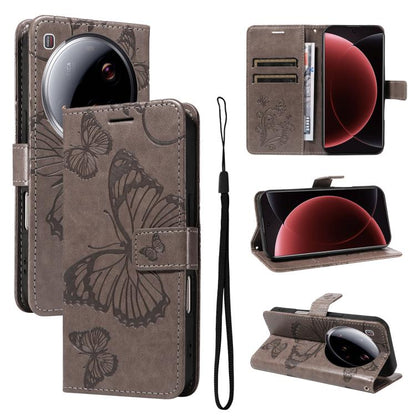 3D Butterfly Embossed Pattern Flip Leather Phone Case, For Redmi Note 17 5G/4G Global 169.7mm, For Redmi Note 17 Pro+ 5G Global 163.4mm, For Xiaomi Poco C95 Pro, For Redmi 17 5G / 4G Global 170mm, For Xiaomi Poco M7 4G 169mm                            ...