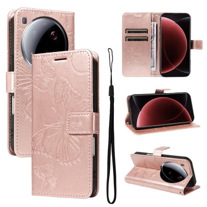 3D Butterfly Embossed Pattern Flip Leather Phone Case, For Redmi Note 17 5G/4G Global 169.7mm, For Redmi Note 17 Pro+ 5G Global 163.4mm, For Xiaomi Poco C95 Pro, For Redmi 17 5G / 4G Global 170mm, For Xiaomi Poco M7 4G 169mm                            ...