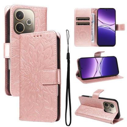Embossed Sunflower Pattern Flip Leather Phone Case, For OPPO Find X9 Ultra 5G, For OPPO A6X 5G / A6 5G, For OPPO Reno15 Pro 5G Global, For OPPO Reno15 5G Global, For OPPO Find X9, For OPPO A6 Pro 4G / 5G Global, For OPPO Find X9 Pro                    ...