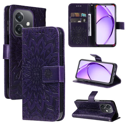 Embossed Sunflower Pattern Flip Leather Phone Case, For OPPO Find X9 Ultra 5G, For OPPO A6X 5G / A6 5G, For OPPO Reno15 Pro 5G Global, For OPPO Reno15 5G Global, For OPPO Find X9, For OPPO A6 Pro 4G / 5G Global, For OPPO Find X9 Pro                    ...