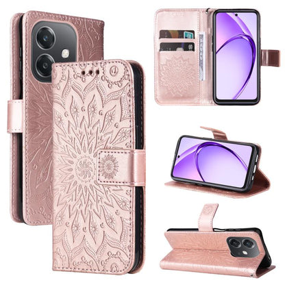 Embossed Sunflower Pattern Flip Leather Phone Case, For OPPO Find X9 Ultra 5G, For OPPO A6X 5G / A6 5G, For OPPO Reno15 Pro 5G Global, For OPPO Reno15 5G Global, For OPPO Find X9, For OPPO A6 Pro 4G / 5G Global, For OPPO Find X9 Pro                    ...