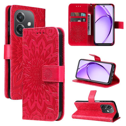 Embossed Sunflower Pattern Flip Leather Phone Case, For OPPO Find X9 Ultra 5G, For OPPO A6X 5G / A6 5G, For OPPO Reno15 Pro 5G Global, For OPPO Reno15 5G Global, For OPPO Find X9, For OPPO A6 Pro 4G / 5G Global, For OPPO Find X9 Pro                    ...
