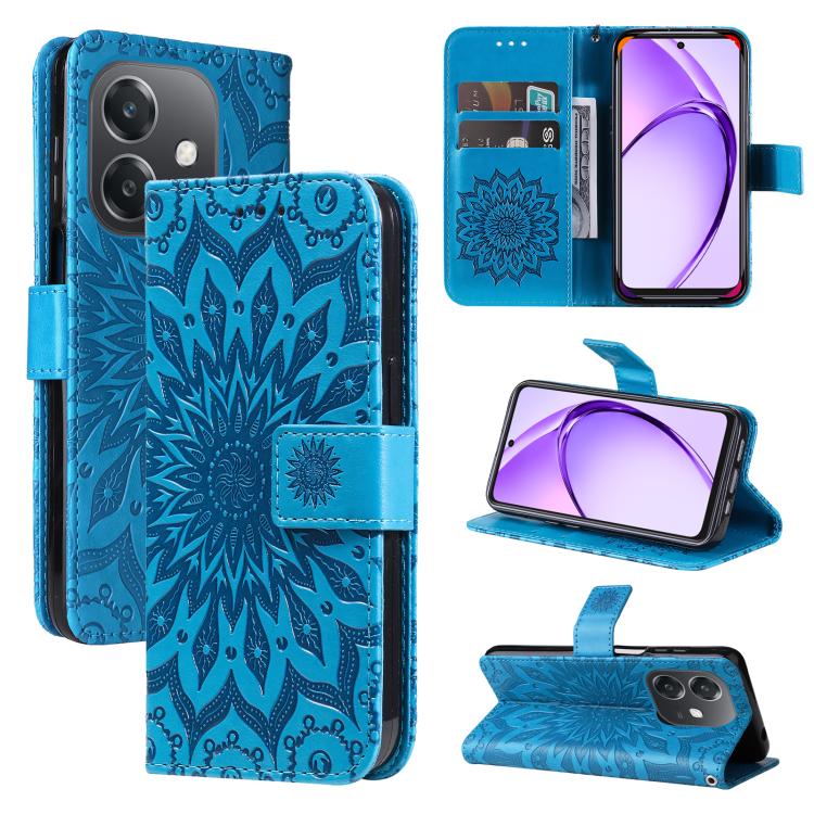 Embossed Sunflower Pattern Flip Leather Phone Case, For OPPO Find X9 Ultra 5G, For OPPO A6X 5G / A6 5G, For OPPO Reno15 Pro 5G Global, For OPPO Reno15 5G Global, For OPPO Find X9, For OPPO A6 Pro 4G / 5G Global, For OPPO Find X9 Pro                    ...