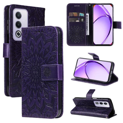 Embossed Sunflower Pattern Flip Leather Phone Case, For OPPO Find X9 Ultra 5G, For OPPO A6X 5G / A6 5G, For OPPO Reno15 Pro 5G Global, For OPPO Reno15 5G Global, For OPPO Find X9, For OPPO A6 Pro 4G / 5G Global, For OPPO Find X9 Pro                    ...