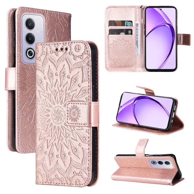 Embossed Sunflower Pattern Flip Leather Phone Case, For OPPO Find X9 Ultra 5G, For OPPO A6X 5G / A6 5G, For OPPO Reno15 Pro 5G Global, For OPPO Reno15 5G Global, For OPPO Find X9, For OPPO A6 Pro 4G / 5G Global, For OPPO Find X9 Pro                    ...