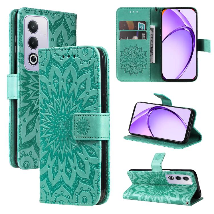 Embossed Sunflower Pattern Flip Leather Phone Case, For OPPO Find X9 Ultra 5G, For OPPO A6X 5G / A6 5G, For OPPO Reno15 Pro 5G Global, For OPPO Reno15 5G Global, For OPPO Find X9, For OPPO A6 Pro 4G / 5G Global, For OPPO Find X9 Pro                    ...