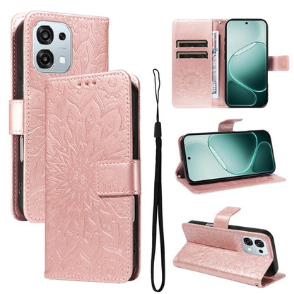 Embossed Sunflower Pattern Flip Leather Phone Case, For OPPO Find X9 Ultra 5G, For OPPO A6X 5G / A6 5G, For OPPO Reno15 Pro 5G Global, For OPPO Reno15 5G Global, For OPPO Find X9, For OPPO A6 Pro 4G / 5G Global, For OPPO Find X9 Pro                    ...