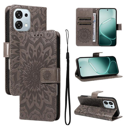 Embossed Sunflower Pattern Flip Leather Phone Case, For OPPO Find X9 Ultra 5G, For OPPO A6X 5G / A6 5G, For OPPO Reno15 Pro 5G Global, For OPPO Reno15 5G Global, For OPPO Find X9, For OPPO A6 Pro 4G / 5G Global, For OPPO Find X9 Pro                    ...