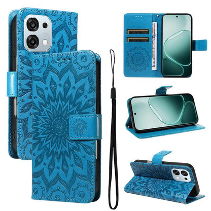 Embossed Sunflower Pattern Flip Leather Phone Case, For OPPO Find X9 Ultra 5G, For OPPO A6X 5G / A6 5G, For OPPO Reno15 Pro 5G Global, For OPPO Reno15 5G Global, For OPPO Find X9, For OPPO A6 Pro 4G / 5G Global, For OPPO Find X9 Pro                    ...