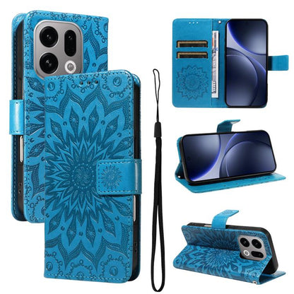 Embossed Sunflower Pattern Flip Leather Phone Case, For OPPO Find X9 Ultra 5G, For OPPO A6X 5G / A6 5G, For OPPO Reno15 Pro 5G Global, For OPPO Reno15 5G Global, For OPPO Find X9, For OPPO A6 Pro 4G / 5G Global, For OPPO Find X9 Pro                    ...