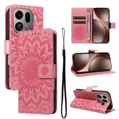 Embossed Sunflower Pattern Flip Leather Phone Case, For OPPO Find X9 Ultra 5G, For OPPO A6X 5G / A6 5G, For OPPO Reno15 Pro 5G Global, For OPPO Reno15 5G Global, For OPPO Find X9, For OPPO A6 Pro 4G / 5G Global, For OPPO Find X9 Pro                    ...