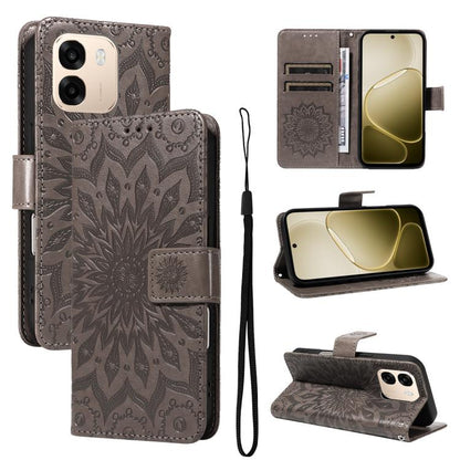 Embossed Sunflower Pattern Flip Leather Phone Case, For OPPO Find X9 Ultra 5G, For OPPO A6X 5G / A6 5G, For OPPO Reno15 Pro 5G Global, For OPPO Reno15 5G Global, For OPPO Find X9, For OPPO A6 Pro 4G / 5G Global, For OPPO Find X9 Pro                    ...