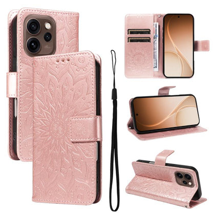 Embossed Sunflower Pattern Flip Leather Phone Case, For OPPO Find X9 Ultra 5G, For OPPO A6X 5G / A6 5G, For OPPO Reno15 Pro 5G Global, For OPPO Reno15 5G Global, For OPPO Find X9, For OPPO A6 Pro 4G / 5G Global, For OPPO Find X9 Pro                    ...