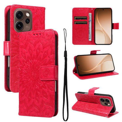 Embossed Sunflower Pattern Flip Leather Phone Case, For OPPO Find X9 Ultra 5G, For OPPO A6X 5G / A6 5G, For OPPO Reno15 Pro 5G Global, For OPPO Reno15 5G Global, For OPPO Find X9, For OPPO A6 Pro 4G / 5G Global, For OPPO Find X9 Pro                    ...