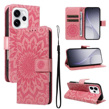 Embossed Sunflower Pattern Flip Leather Phone Case, For OPPO Find X9 Ultra 5G, For OPPO A6X 5G / A6 5G, For OPPO Reno15 Pro 5G Global, For OPPO Reno15 5G Global, For OPPO Find X9, For OPPO A6 Pro 4G / 5G Global, For OPPO Find X9 Pro                    ...