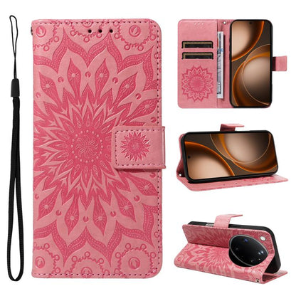 Embossed Sunflower Pattern Flip Leather Phone Case, For OPPO Find X9 Ultra 5G, For OPPO A6X 5G / A6 5G, For OPPO Reno15 Pro 5G Global, For OPPO Reno15 5G Global, For OPPO Find X9, For OPPO A6 Pro 4G / 5G Global, For OPPO Find X9 Pro                    ...