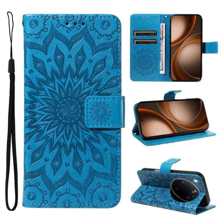 Embossed Sunflower Pattern Flip Leather Phone Case, For OPPO Find X9 Ultra 5G, For OPPO A6X 5G / A6 5G, For OPPO Reno15 Pro 5G Global, For OPPO Reno15 5G Global, For OPPO Find X9, For OPPO A6 Pro 4G / 5G Global, For OPPO Find X9 Pro                    ...
