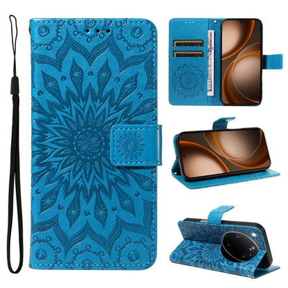 Embossed Sunflower Pattern Flip Leather Phone Case, For OPPO Find X9 Ultra 5G, For OPPO A6X 5G / A6 5G, For OPPO Reno15 Pro 5G Global, For OPPO Reno15 5G Global, For OPPO Find X9, For OPPO A6 Pro 4G / 5G Global, For OPPO Find X9 Pro                    ...