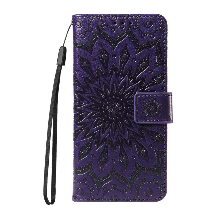 Embossed Sunflower Pattern Flip Leather Phone Case, For Xiaomi 15 Ultra 5G Global