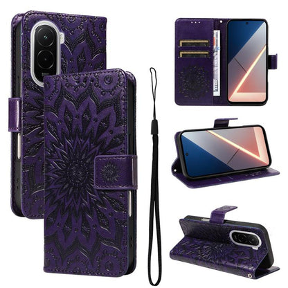 Embossed Sunflower Pattern Flip Leather Phone Case, For Xiaomi 17 Max 5G, For Xiaomi 17T Pro 5G Global, For Xiaomi 17T 5G Global, For Xiaomi Poco X8 Pro Max 5G, For Xiaomi Poco X8 Pro 5G, For Xiaomi 17 Ultra, For Xiaomi 17 Pro Max, For Xiaomi 17       ...