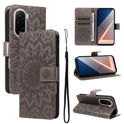 Embossed Sunflower Pattern Flip Leather Phone Case, For Xiaomi 17 Max 5G, For Xiaomi 17T Pro 5G Global, For Xiaomi 17T 5G Global, For Xiaomi Poco X8 Pro Max 5G, For Xiaomi Poco X8 Pro 5G, For Xiaomi 17 Ultra, For Xiaomi 17 Pro Max, For Xiaomi 17       ...
