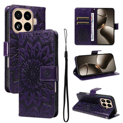 Embossed Sunflower Pattern Flip Leather Phone Case, For Xiaomi 17 Max 5G, For Xiaomi 17T Pro 5G Global, For Xiaomi 17T 5G Global, For Xiaomi Poco X8 Pro Max 5G, For Xiaomi Poco X8 Pro 5G, For Xiaomi 17 Ultra, For Xiaomi 17 Pro Max, For Xiaomi 17       ...
