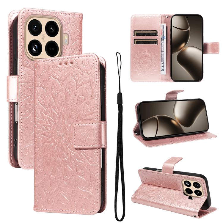 Embossed Sunflower Pattern Flip Leather Phone Case, For Xiaomi 17 Max 5G, For Xiaomi 17T Pro 5G Global, For Xiaomi 17T 5G Global, For Xiaomi Poco X8 Pro Max 5G, For Xiaomi Poco X8 Pro 5G, For Xiaomi 17 Ultra, For Xiaomi 17 Pro Max, For Xiaomi 17       ...