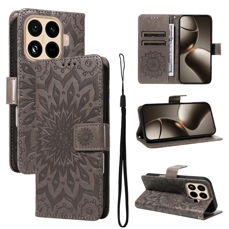 Embossed Sunflower Pattern Flip Leather Phone Case, For Xiaomi 17 Max 5G, For Xiaomi 17T Pro 5G Global, For Xiaomi 17T 5G Global, For Xiaomi Poco X8 Pro Max 5G, For Xiaomi Poco X8 Pro 5G, For Xiaomi 17 Ultra, For Xiaomi 17 Pro Max, For Xiaomi 17       ...