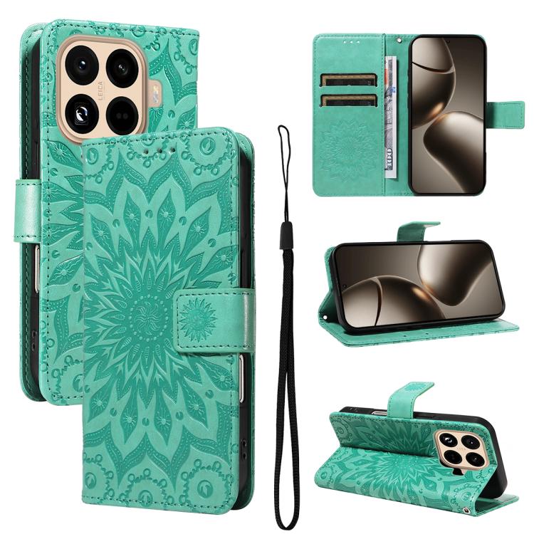 Embossed Sunflower Pattern Flip Leather Phone Case, For Xiaomi 17 Max 5G, For Xiaomi 17T Pro 5G Global, For Xiaomi 17T 5G Global, For Xiaomi Poco X8 Pro Max 5G, For Xiaomi Poco X8 Pro 5G, For Xiaomi 17 Ultra, For Xiaomi 17 Pro Max, For Xiaomi 17       ...