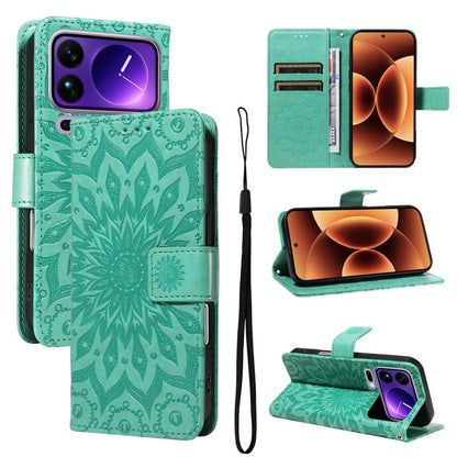 Embossed Sunflower Pattern Flip Leather Phone Case, For Xiaomi 17 Max 5G, For Xiaomi 17T Pro 5G Global, For Xiaomi 17T 5G Global, For Xiaomi Poco X8 Pro Max 5G, For Xiaomi Poco X8 Pro 5G, For Xiaomi 17 Ultra, For Xiaomi 17 Pro Max, For Xiaomi 17       ...