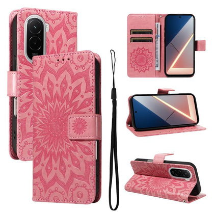 Embossed Sunflower Pattern Flip Leather Phone Case, For Xiaomi 17 Max 5G, For Xiaomi 17T Pro 5G Global, For Xiaomi 17T 5G Global, For Xiaomi Poco X8 Pro Max 5G, For Xiaomi Poco X8 Pro 5G, For Xiaomi 17 Ultra, For Xiaomi 17 Pro Max, For Xiaomi 17       ...