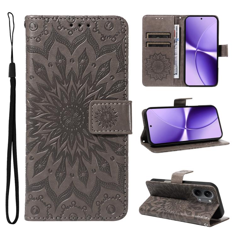 Embossed Sunflower Pattern Flip Leather Phone Case, For Xiaomi 17 Max 5G, For Xiaomi 17T Pro 5G Global, For Xiaomi 17T 5G Global, For Xiaomi Poco X8 Pro Max 5G, For Xiaomi Poco X8 Pro 5G, For Xiaomi 17 Ultra, For Xiaomi 17 Pro Max, For Xiaomi 17       ...