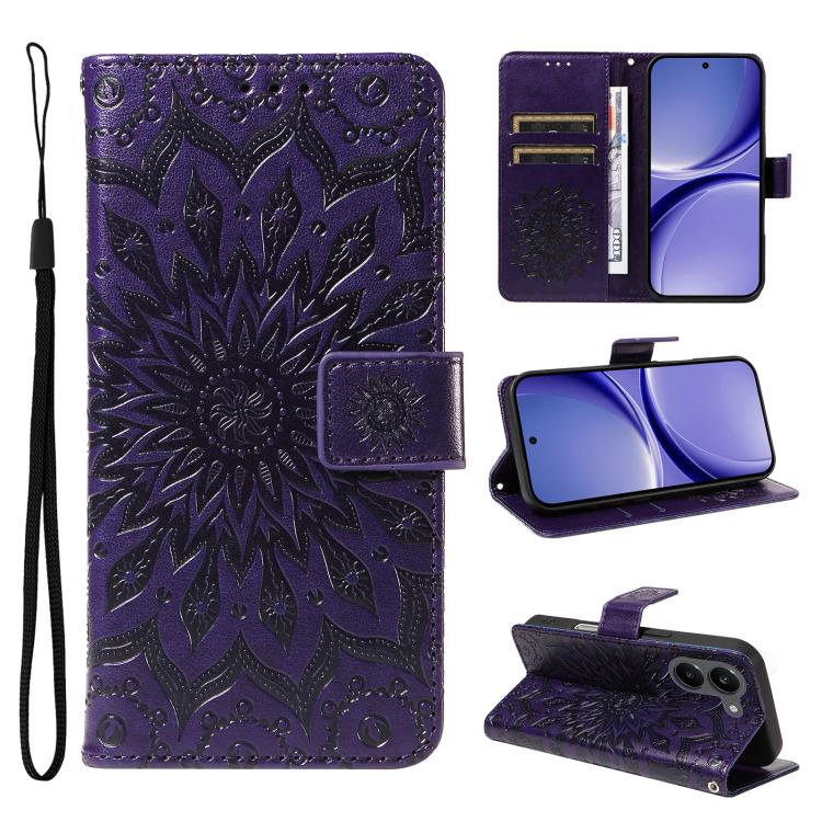 Embossed Sunflower Pattern Flip Leather Phone Case, For Xiaomi 17 Max 5G, For Xiaomi 17T Pro 5G Global, For Xiaomi 17T 5G Global, For Xiaomi Poco X8 Pro Max 5G, For Xiaomi Poco X8 Pro 5G, For Xiaomi 17 Ultra, For Xiaomi 17 Pro Max, For Xiaomi 17       ...
