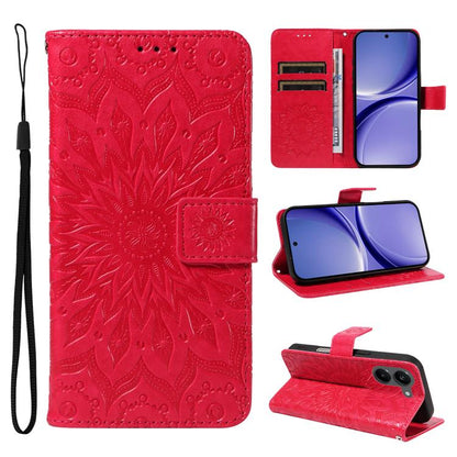 Embossed Sunflower Pattern Flip Leather Phone Case, For Xiaomi 17 Max 5G, For Xiaomi 17T Pro 5G Global, For Xiaomi 17T 5G Global, For Xiaomi Poco X8 Pro Max 5G, For Xiaomi Poco X8 Pro 5G, For Xiaomi 17 Ultra, For Xiaomi 17 Pro Max, For Xiaomi 17       ...