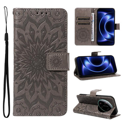 Embossed Sunflower Pattern Flip Leather Phone Case, For Xiaomi 17 Max 5G, For Xiaomi 17T Pro 5G Global, For Xiaomi 17T 5G Global, For Xiaomi Poco X8 Pro Max 5G, For Xiaomi Poco X8 Pro 5G, For Xiaomi 17 Ultra, For Xiaomi 17 Pro Max, For Xiaomi 17       ...