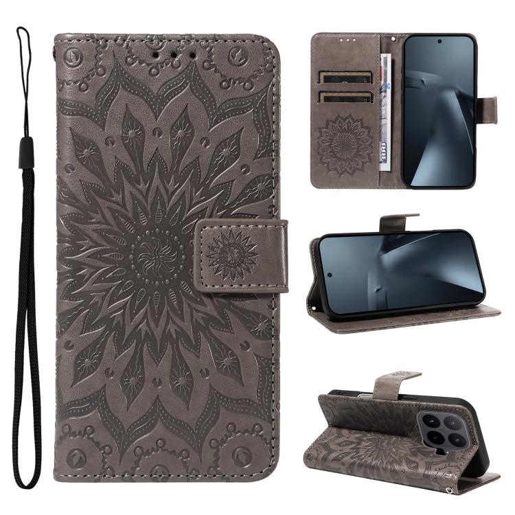 Embossed Sunflower Pattern Flip Leather Phone Case, For Xiaomi 17 Max 5G, For Xiaomi 17T Pro 5G Global, For Xiaomi 17T 5G Global, For Xiaomi Poco X8 Pro Max 5G, For Xiaomi Poco X8 Pro 5G, For Xiaomi 17 Ultra, For Xiaomi 17 Pro Max, For Xiaomi 17       ...
