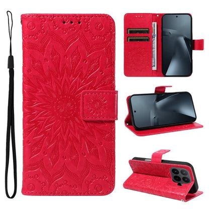 Embossed Sunflower Pattern Flip Leather Phone Case, For Xiaomi 17 Max 5G, For Xiaomi 17T Pro 5G Global, For Xiaomi 17T 5G Global, For Xiaomi Poco X8 Pro Max 5G, For Xiaomi Poco X8 Pro 5G, For Xiaomi 17 Ultra, For Xiaomi 17 Pro Max, For Xiaomi 17       ...