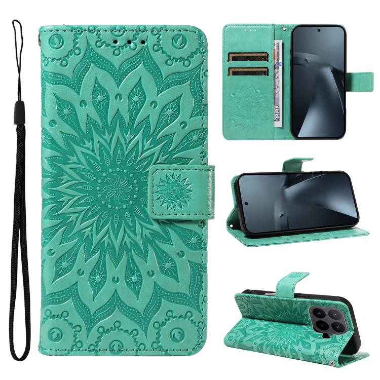 Embossed Sunflower Pattern Flip Leather Phone Case, For Xiaomi 17 Max 5G, For Xiaomi 17T Pro 5G Global, For Xiaomi 17T 5G Global, For Xiaomi Poco X8 Pro Max 5G, For Xiaomi Poco X8 Pro 5G, For Xiaomi 17 Ultra, For Xiaomi 17 Pro Max, For Xiaomi 17       ...