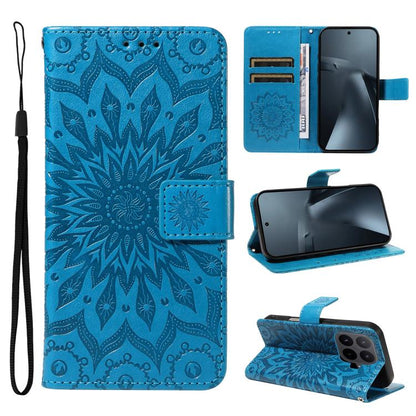 Embossed Sunflower Pattern Flip Leather Phone Case, For Xiaomi 17 Max 5G, For Xiaomi 17T Pro 5G Global, For Xiaomi 17T 5G Global, For Xiaomi Poco X8 Pro Max 5G, For Xiaomi Poco X8 Pro 5G, For Xiaomi 17 Ultra, For Xiaomi 17 Pro Max, For Xiaomi 17       ...