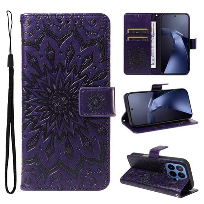 Embossed Sunflower Pattern Flip Leather Phone Case, For Xiaomi 17 Max 5G, For Xiaomi 17T Pro 5G Global, For Xiaomi 17T 5G Global, For Xiaomi Poco X8 Pro Max 5G, For Xiaomi Poco X8 Pro 5G, For Xiaomi 17 Ultra, For Xiaomi 17 Pro Max, For Xiaomi 17       ...